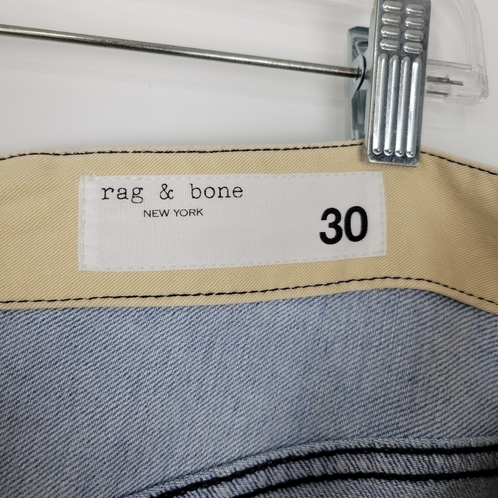 NWT Rag & Bone Nora High Rise Wide Leg Cargo Jean in Lakeside Size 30 - Picture 9 of 12